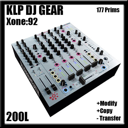 DJ Equipment KLP Xone:92