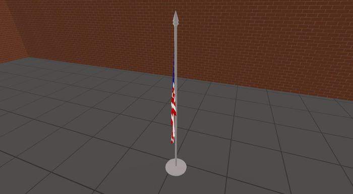 Interior Flag Pole