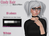 Cindy hair blacks and whites product photo