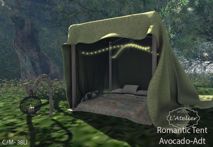 ::L'Atelier:: Romantic Tent  Avocado Adult Box