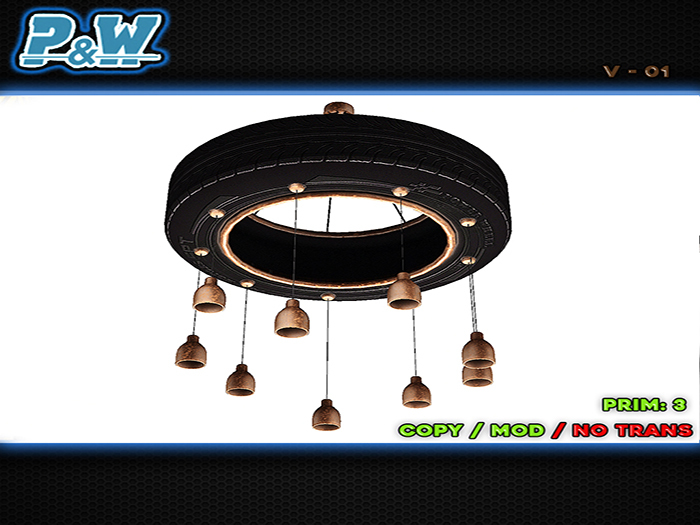 ..:: P&W ::..   Wheel Chandelier
