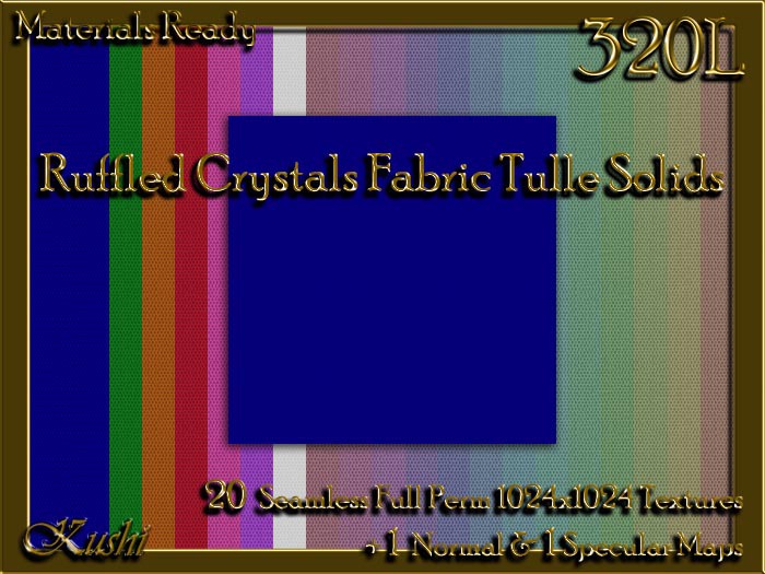 !Kushi! RuffledCrystalsTULLE Texture Pack-WEAR ME TO UNPACK