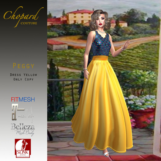 *Chopard Couture* Peggy Dress Yellow