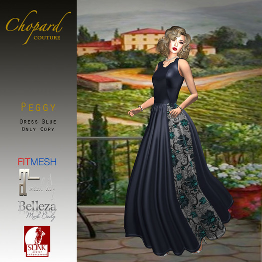 *Chopard Couture* Peggy Dress Blue