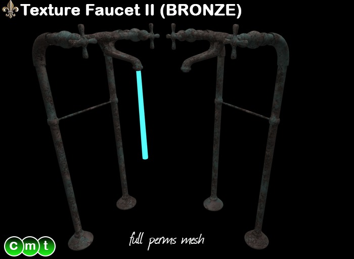 ----- LS Inc. Full Perms Texture Faucet II (BRONZE) -----