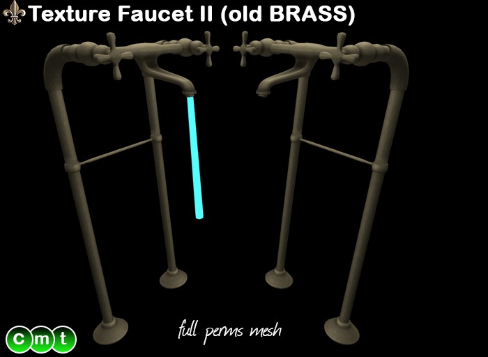 ----- LS Inc. Full Perms Texture Faucet II (old BRASS) -----