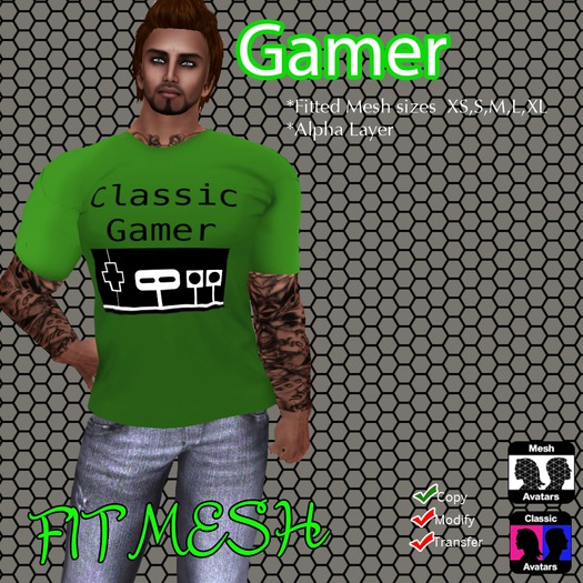 AH FITMESH Gamers T Verde