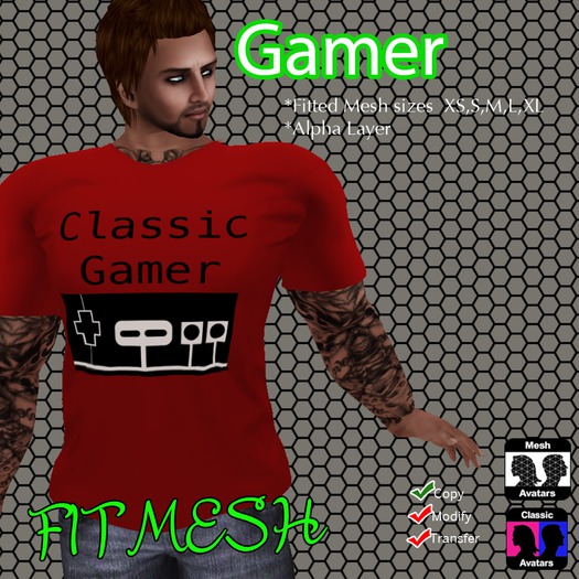 AH FITMESH Gamers Tee Red