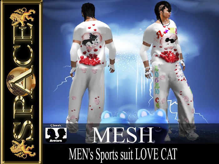 MEN's Sports suit LOVE CAT