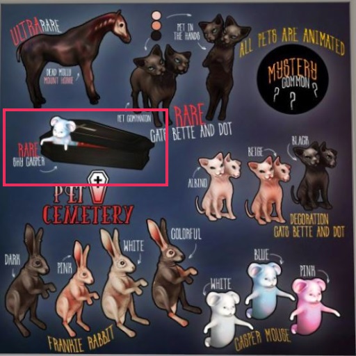  Fawny - Pet Cemetery.Shy Casper - RARE 