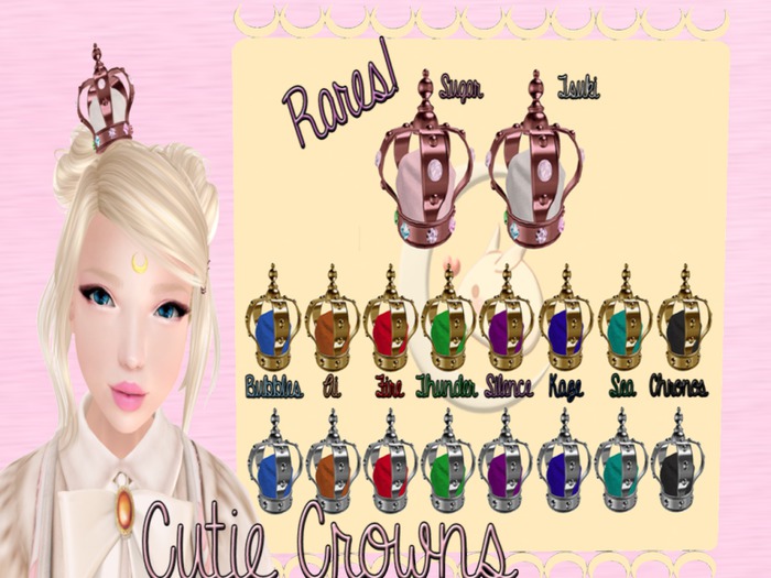 .ST. Cutie Crown - Tsuki [Rose Gold]- RARE