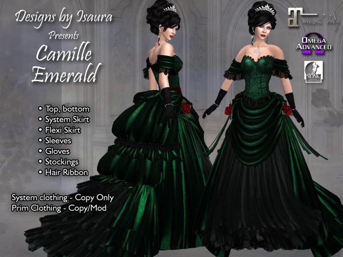 Camille Emerald Outfit