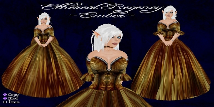[K~*~S] Ethereal Regency - Gown - Ember