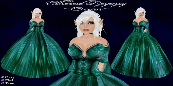 [K~*~S] Ethereal Regency - Gown - Ocean