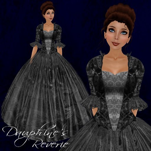 [K~*~S] Dauphine's Reverie - Gown - Onyx