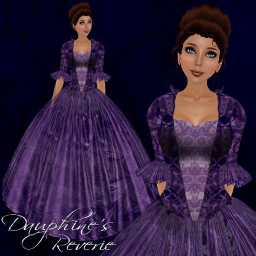 [K~*~S] Dauphine's Reverie - Gown - Grape