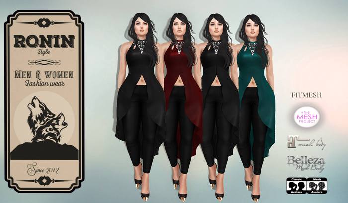 Ronin Mary Top Legging - HUD 4 Colours