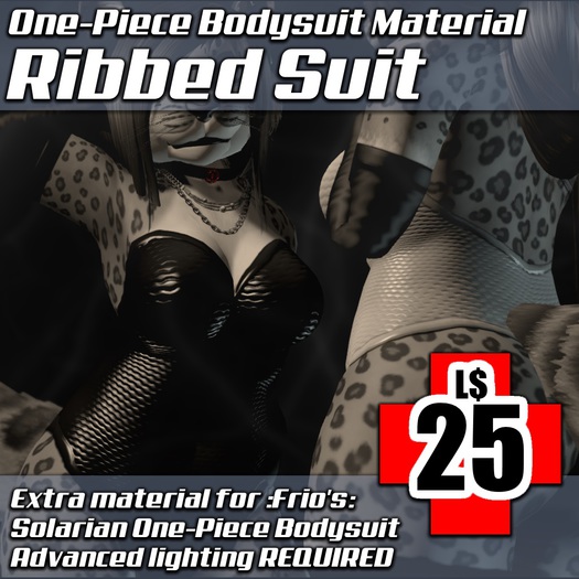 :Frio's: One-Piece Bodysuit Material (Ribbed)