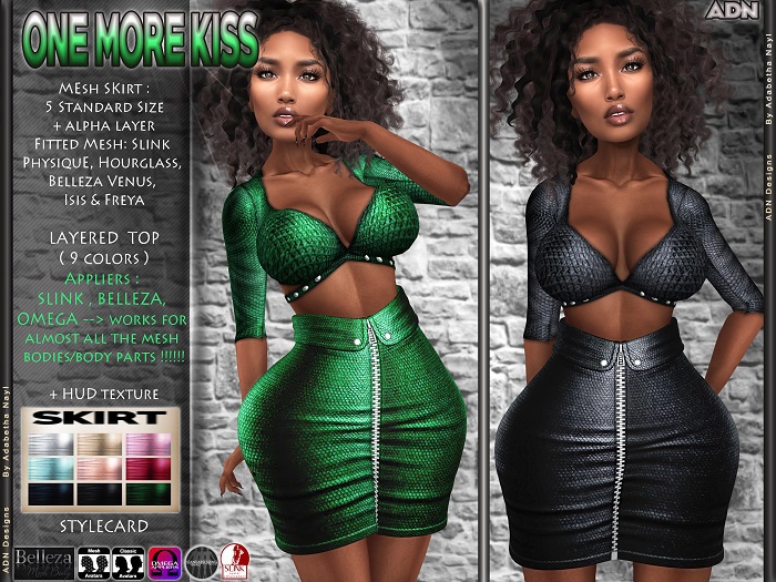 [ADN] ONE MORE KISS (HOURGLASS BELLEZA VENUS ISIS FREYA SLINK)