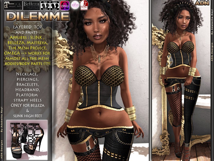 [AdN] DILEMME (Appliers SLINK TMP BELLEZA MAITREYA OMEGA)