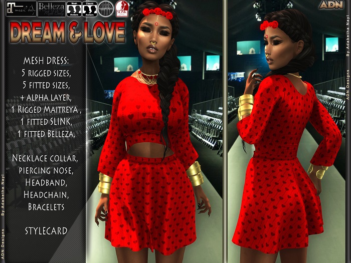 [ADN] Dreams & love (RIGGED FITTED MAITREYA SLINK BELLEZA)