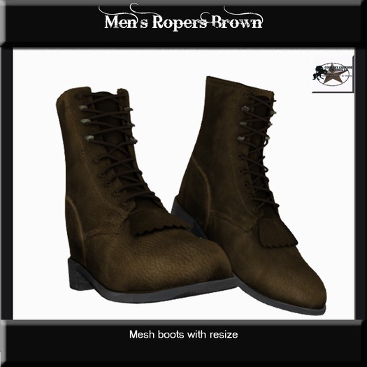 Country Couture Women's Brown Ropers