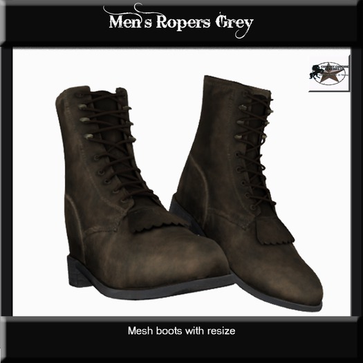 Country Couture Women's Grey Ropers