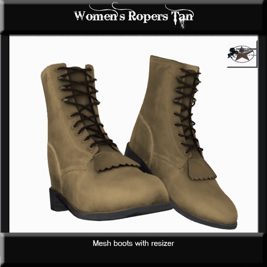Country Couture Women's Tan Ropers