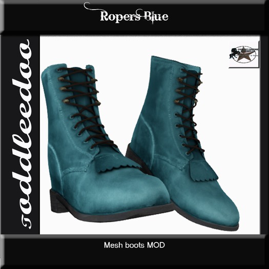 Country Couture Toddleedoo Blue Ropers
