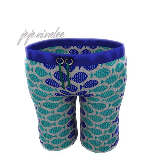 [Cakepop] Fishie Swim Trunks - KID-BABY