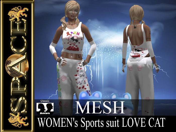 WOMEN's Sports suit LOVE CAT