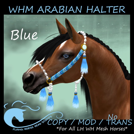 WHM Arabian Halter LH (Blue)