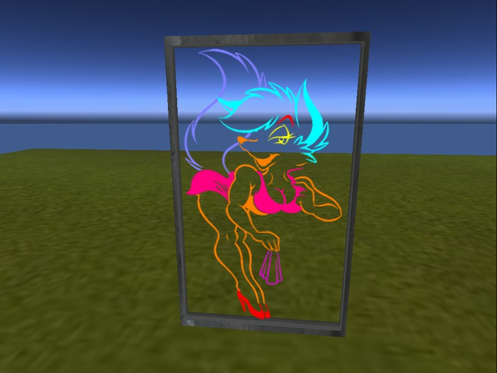 Fox Neon Sign by Miuku (scripted)