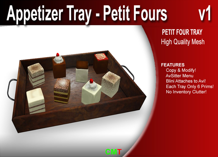 SM - Appetizer Tray - Petit Fours (box)