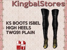 KS BOOTS ISBEL HIGH HEELS TWG91 PLAIN