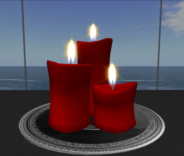 Candle Arrangement 1 Red
