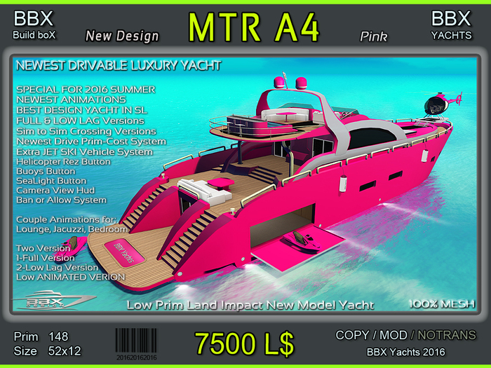 MTR A4 Pink (boxed)
