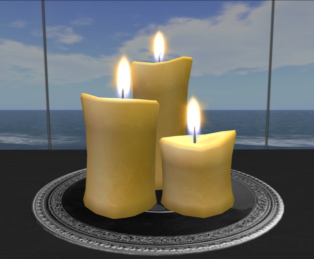 Candle Arrangement 1 Gold