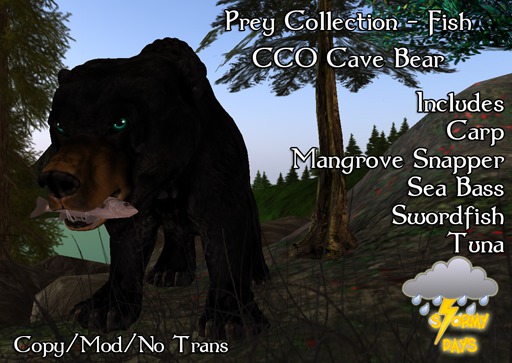 SD's Prey Collection - Fish (Cave Bear)