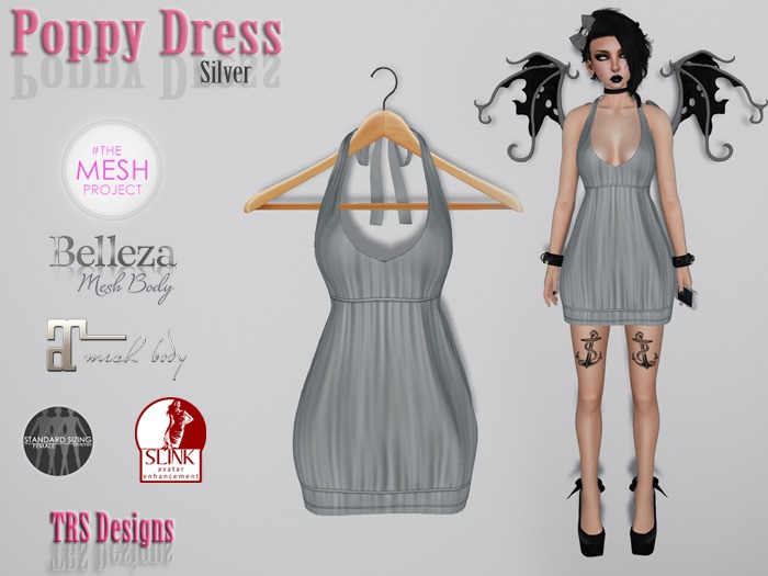 Poppy Dress Silver