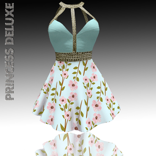 :.P.D.: Dress Princess Green Flower
