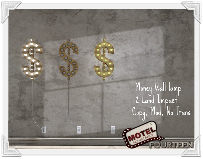 = MoteL 14 = Money Lamp = BAG