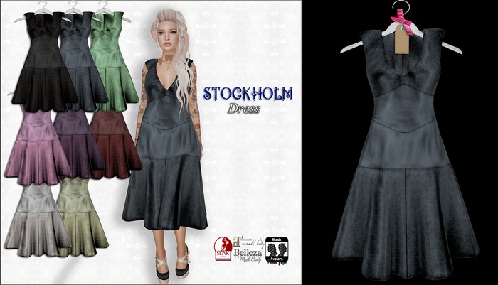 -Stockholm Dress Blue