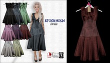 -Stockholm Dress Red