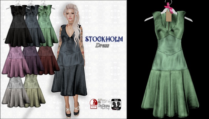 -Stockholm Dress Green