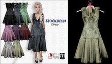 -Stockholm Dress Gold
