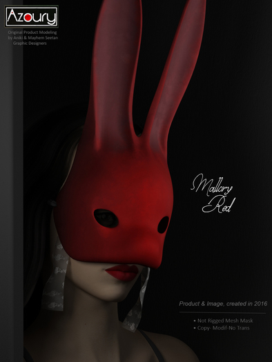 AZOURY - Mallory Mask [Red]