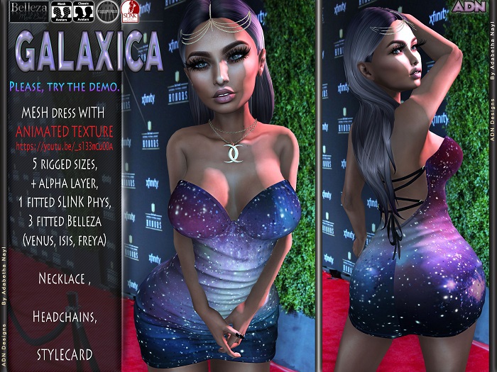 [ADN] GALAXICA (ANIMATED TEXTURE BELLEZA VENUS ISIS FREYA SLINK)