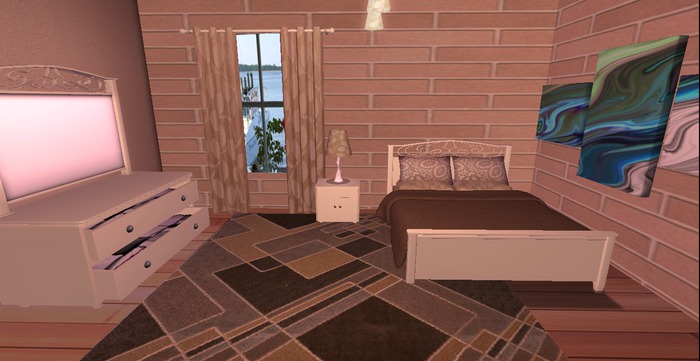 modern brown bedroom set