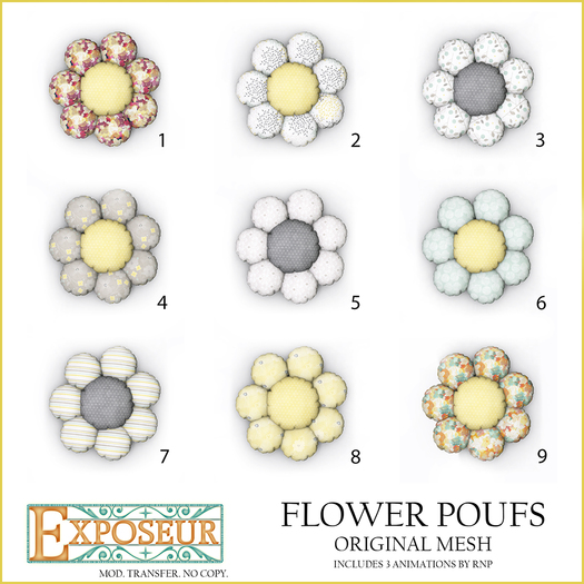 Exposeur - Flower Pouf 7